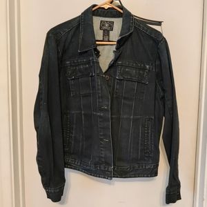 Lucky Brand Dark Wash Jean Jacket. Sz XL